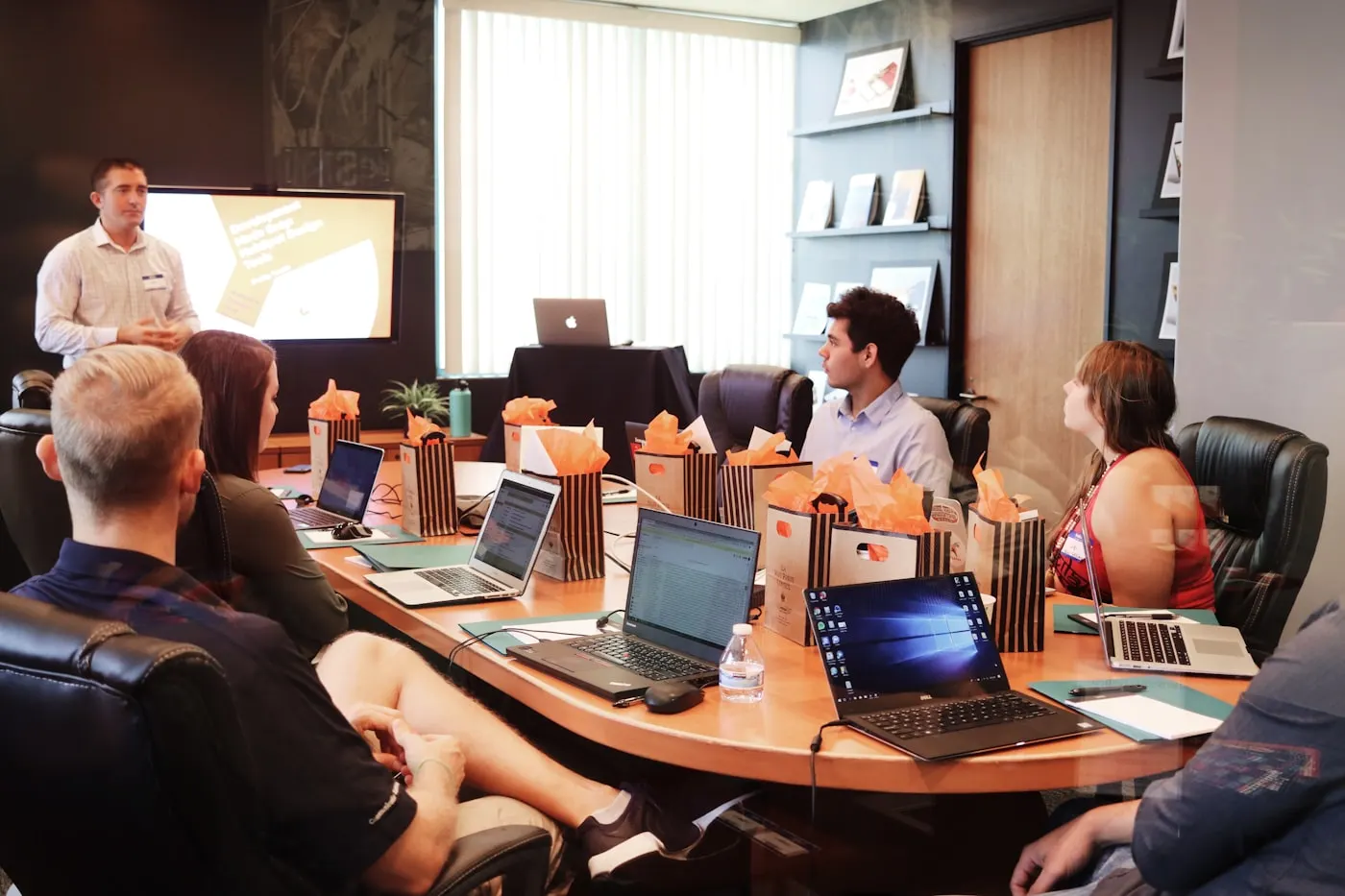 UX team reviewing user journey maps and conversion opportunities on a whiteboard