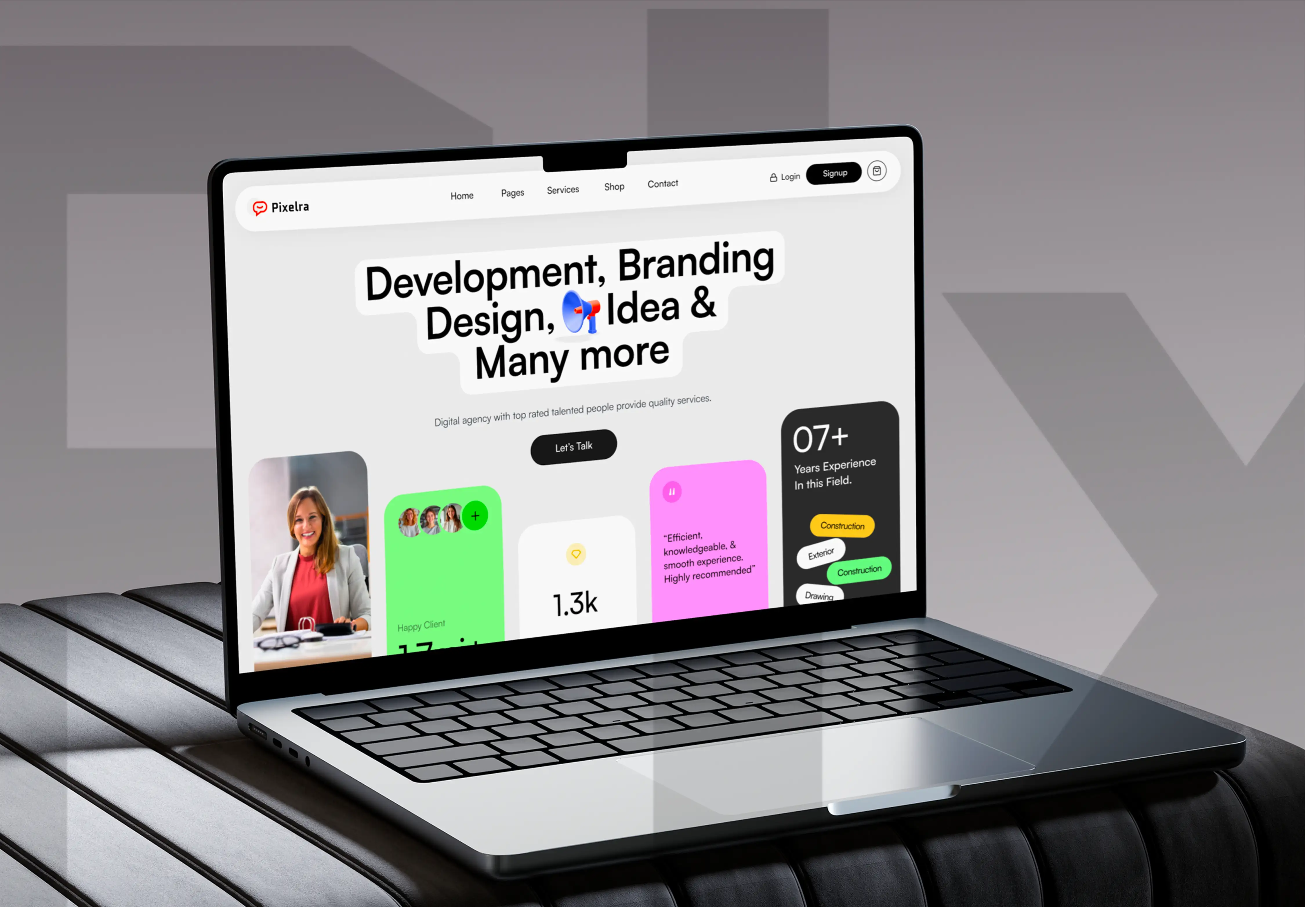Digital agency website & branding design — NextGen, by Guljar Hosen